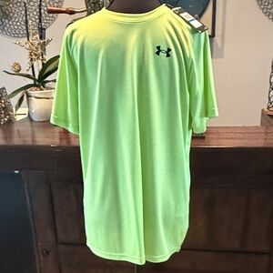 Under Armour Men's Bright Green Short Sleeve Tee